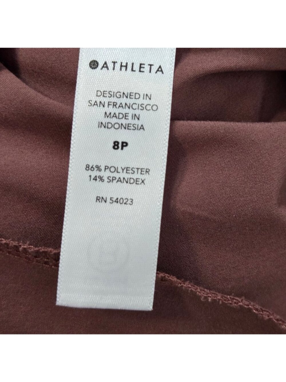 Athleta Size 8 Petite Brooklyn Ankle Pants in Hearth Rose Mid-Rise Travel - Picture 7 of 9
